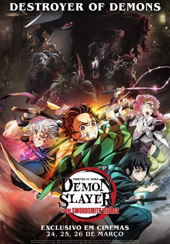 Demon Slayer: Kimetsu no Yaiba – A Aldeia dos Ferreiros - Legendado - Nos  cinemas - Cinemas - Portal Netmadeira